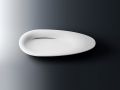 Design washbasin, countertop, 84x38 cm, in Aluite Matt Mineral Marble - FIRST