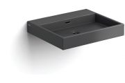 Washbasin, 50 x 42 cm, matte anthracite ceramic - WASH ME 50