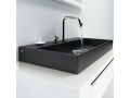 Washbasin, 90 x 42 cm, matte anthracite ceramic - WASH ME 90