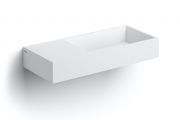 Washbasin, 75 x 32 cm, shelf on the left - WASH ME 75