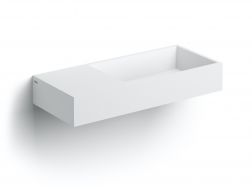 Washbasin, 75 x 32 cm, shelf on the left - WASH ME 75