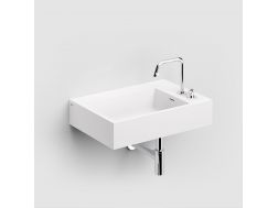 Washbasin, 60 x 42 cm, tap on the right - FLUSH