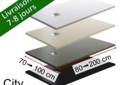Shower tray, lightweight resin - CITY 100