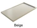 100 cm - Shower tray with gutter, in light resin - CASCADA