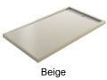 Shower tray with gutter, in light resin - CASCADA
