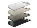 Shower tray with gutter, in light resin - CASCADA