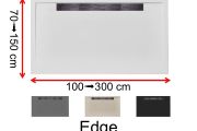 Shower tray lateral drain - EDGE