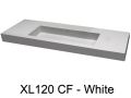 Double washbasin, 140 x 46 cm, large size - XL 120