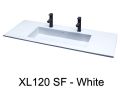 Double washbasin, 140 x 46 cm, large size - XL 120