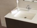 Double wash basin top, 160 x 46 cm, suspended or recessed - REGULAR 50 DOUBLE