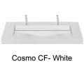 Double washbasin top, 120 x 46 cm, washbasin - COSMO 85