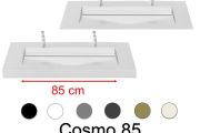 Double washbasin top, 170 x 46 cm, channel washbasin - COSMO 85