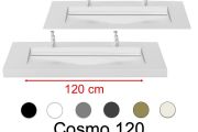 Double washbasin top, 190 x 46 cm, washbasin washbasin - COSMO 120