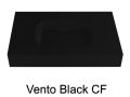 Design vanity top, 120 x 50 cm, suspended or standing, in mineral resin - VENTO 60