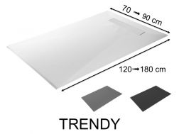 Shower tray, drain, with discreet drain - TRENDY