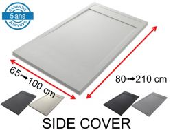 Gutter shower tray with resin drain cover - COVER