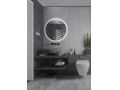 Round mirror, front lighting, double sensor: anti-fog and ON/OFF - COIMBRA