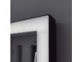 Rectangular mirror, front lighting, adjustable LED color - LEIRIA
