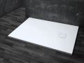 Shower tray, in Solid Surface mineral resin, extra flat - DILOS