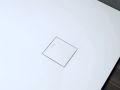 Shower tray, in Solid Surface mineral resin, extra flat - DILOS