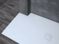 Shower tray, in Solid Surface mineral resin, extra flat - DILOS