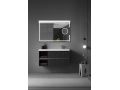 Rectangular mirror, front lighting, adjustable LED color - VISEU