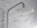 Design Shower column, Mixer Tap, Round  20 cm - TALAVERA CHROME