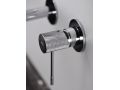 Recessed wall-mounted faucet, single lever, length 194 mm - TALAVERA CHROME