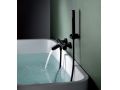 Bathtub mixer with shower, thermostatic - TALAVERA BLACK