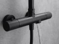 Shower / bathtub column, thermostatic - TALAVERA BLACK