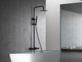 Shower / bathtub column, thermostatic - TALAVERA BLACK