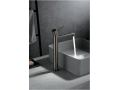 Design washbasin tap, mixer, height 200 and 322 mm - TALAVERA BRUSHED NICKEL