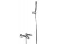 Bathtub mixer with shower, thermostatic - TALAVERA BRUSHED NICKEL 