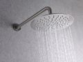 Built-in shower, thermostatic and rain shower head  25 cm - TALAVERA BRUSHED NICKEL 