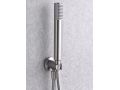 Built-in shower, thermostatic and rain shower head  25 cm - TALAVERA BRUSHED NICKEL 