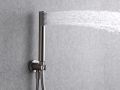 Built-in shower, mixer, round rain cover  25 cm - TALAVERA BRUSHED NICKEL 