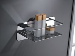 Holder for soaps and shower bottles - GANDIA CHROME