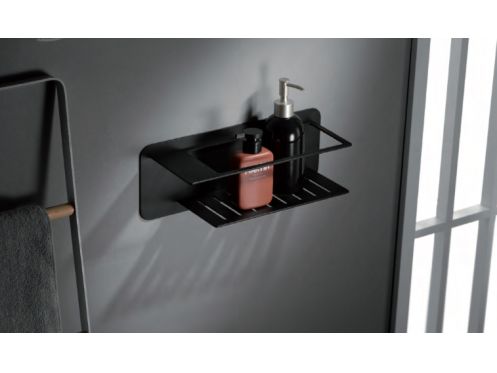 Holder for soaps and shower bottles - GANDIA BLACK