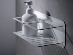 Holder for soaps and shower bottles - BILBAO WHITE