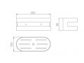 Holder for soaps and shower bottles - VALENCE WHITE