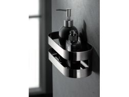 Holder for soaps and shower bottles - VALENCE Nickel brossé