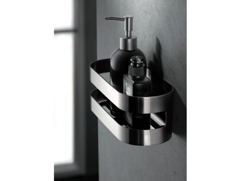 Holder for soaps and shower bottles - VALENCE Nickel bross