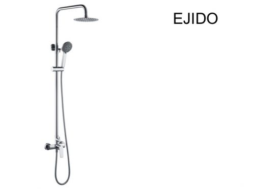 Design Shower column, Mixer Tap, Round  20 cm - EJIDO CHROME