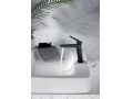 Design washbasin tap, mixer, height 157 and 294 mm - EJIDO BLACK