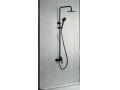 Design Shower column, Mixer Tap, Round  20 cm - EJIDO BLACK