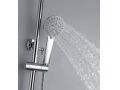 Design Shower column, Mixer Tap, Round  20 cm - PATERNA CHROME