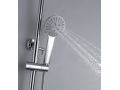 Design Shower column, Mixer Tap, Round  20 cm - PATERNA CHROME