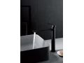 Design washbasin tap, mixer, height 159 and 267 mm - PATERNA BLACK