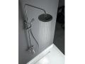 Design Shower column, Mixer Tap, Round  20 cm - PATERNA NICKEL BROSS