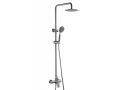 Design Shower column, Mixer Tap, Round  20 cm - PATERNA NICKEL BROSS